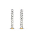 SMALL DIAMOND HOOPS