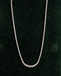 GRADUATED TENNIS NECKLACE