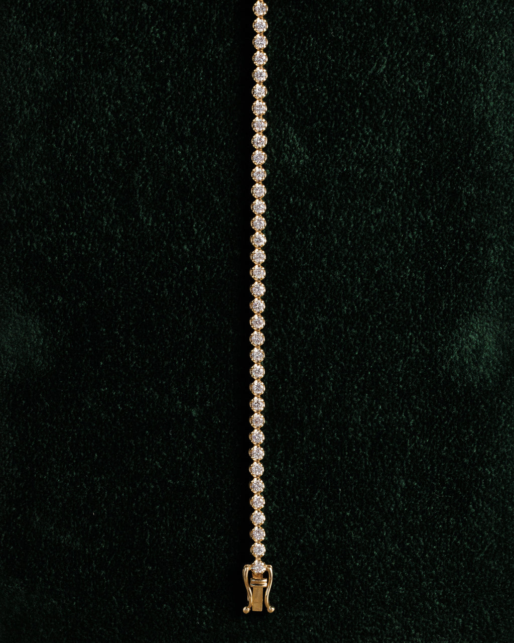 CROWN SET TENNIS BRACELET